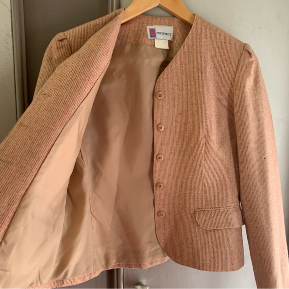 Vintage Wool Button Front Jacket - Picture 3 of 15